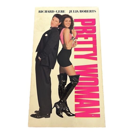 Pretty Woman VHS Video Tape Case 1990 Julia Roberts Richard Gere Romantic Comedy - Picture 2 of 7